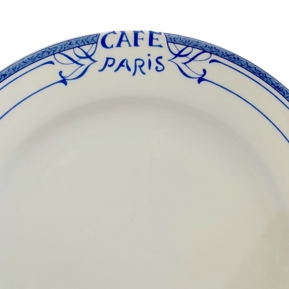 Bernardaud Cafe Paris Blue Salad Plate 918648 - Picture 4 of 8